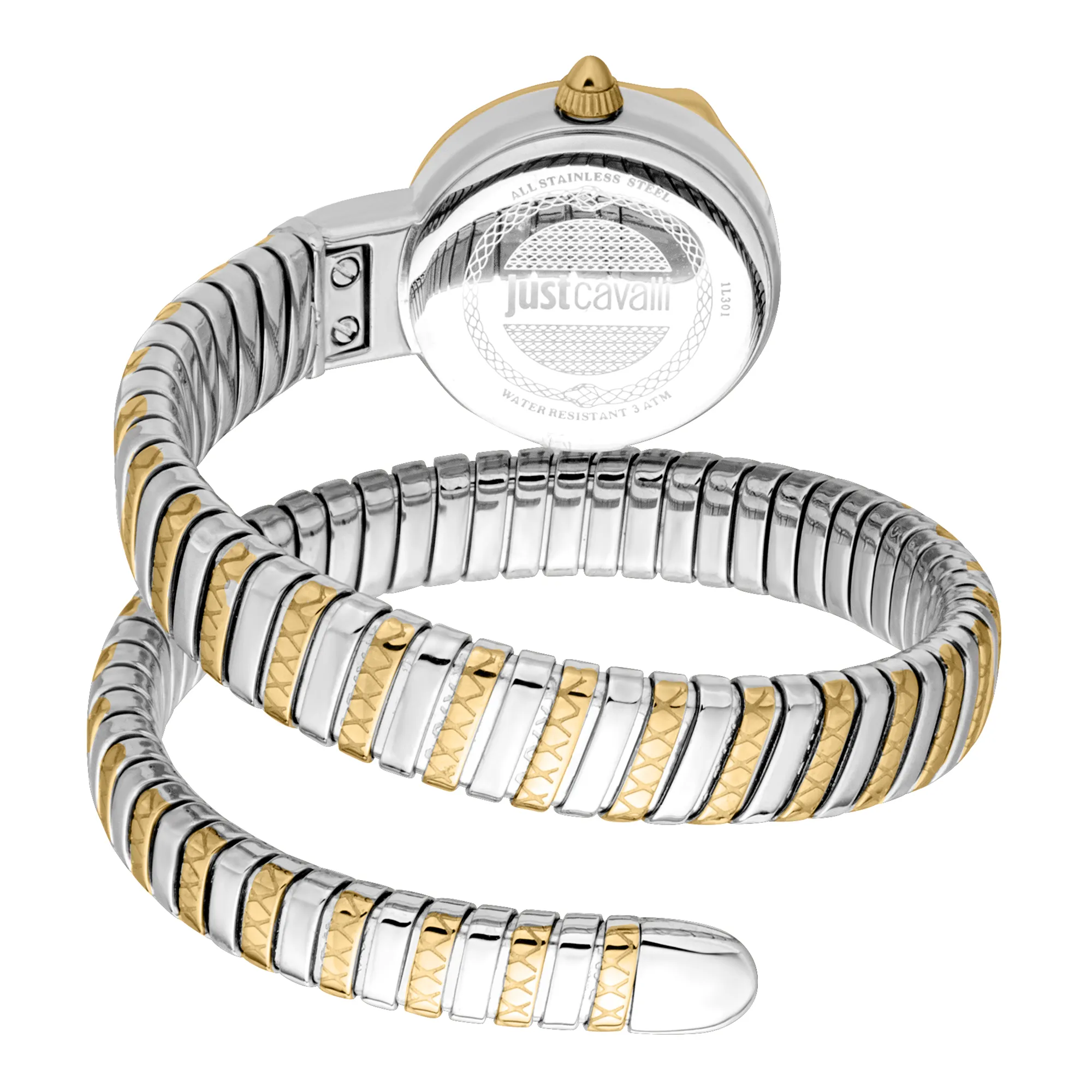 Cerchio Snake Two Tones YG Silver Grey - Image 3