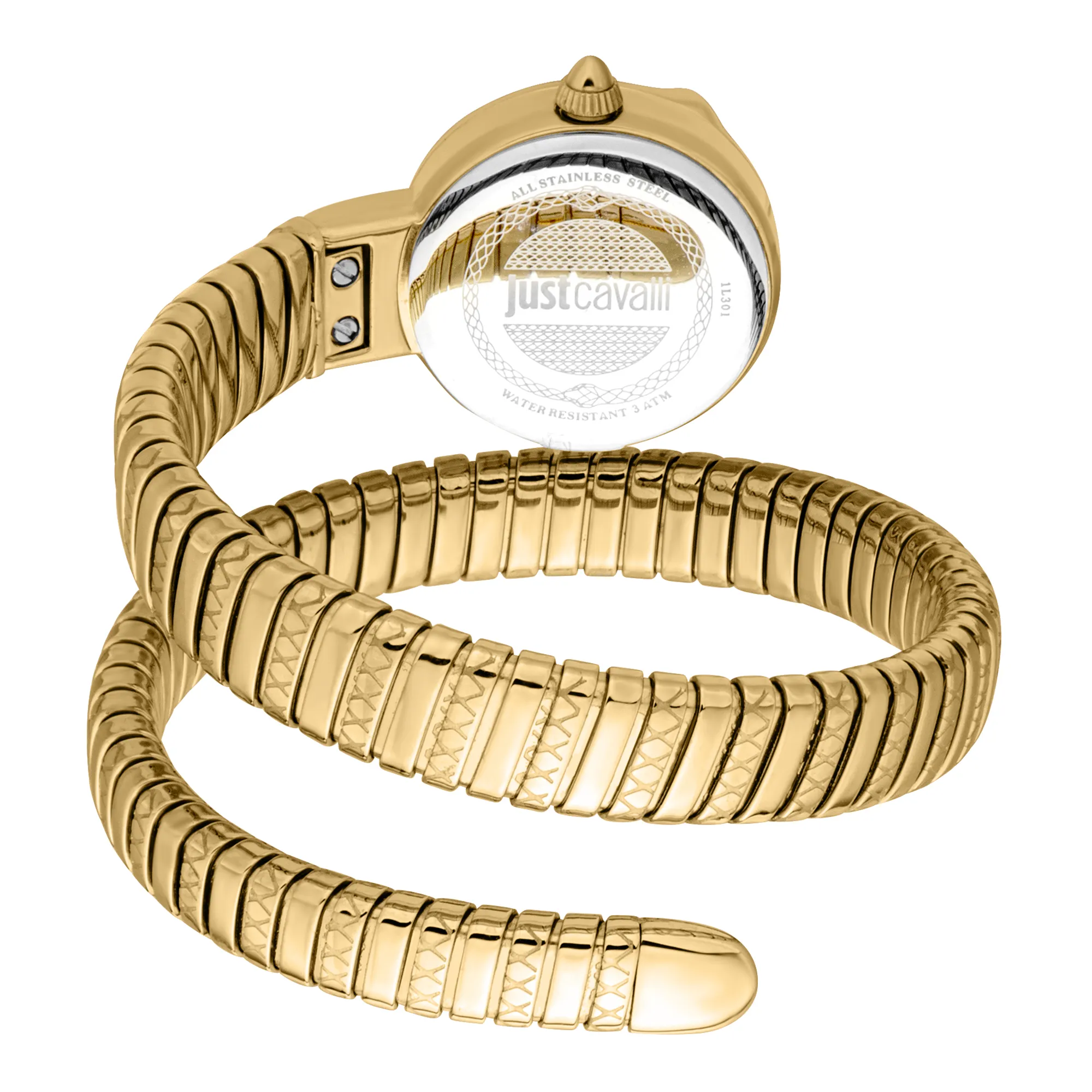 Cerchio Snake Yellow Gold Bottle Green - Image 3