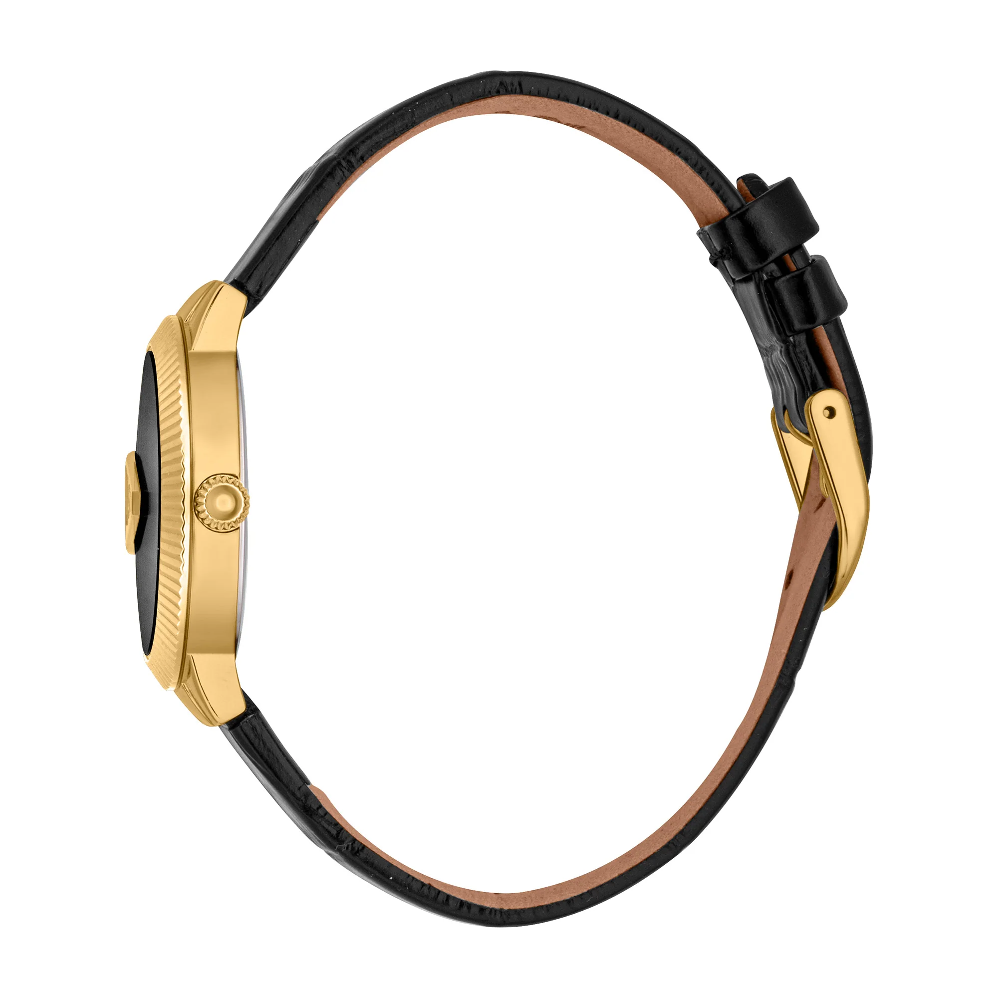 Puntale Black Leather Yellow Gold - Image 3